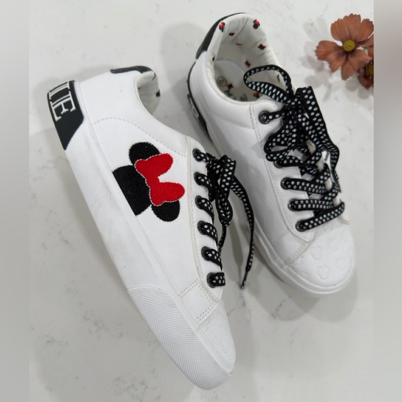 Disney Shoes - Disney White and Black Kids Sneakers